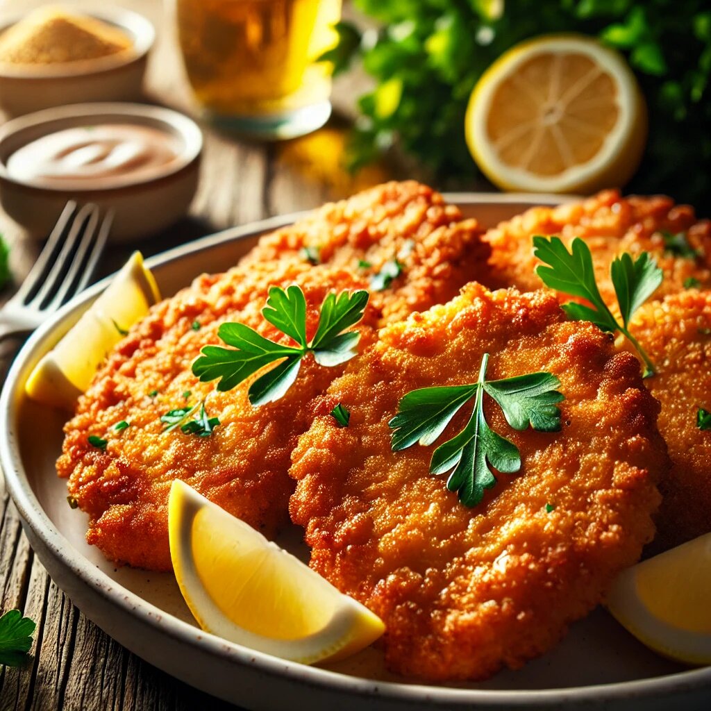 Куриные отбивные в кляре

