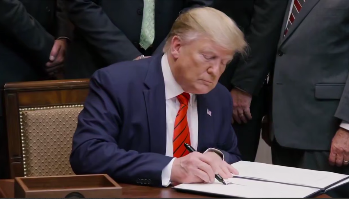 Кадр из промо-ролика Дональда Трампа