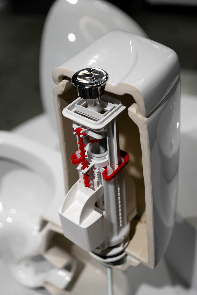 Бачок унитаза SANITA LUXE в разрезе