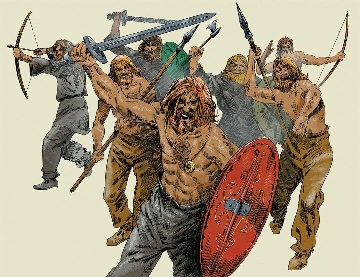 Варвары иллюстрация.