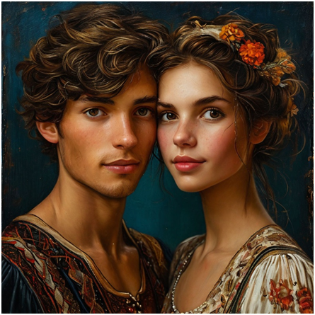 Сгенерировано ИИ- Любовь-морковь, и счастье близко.