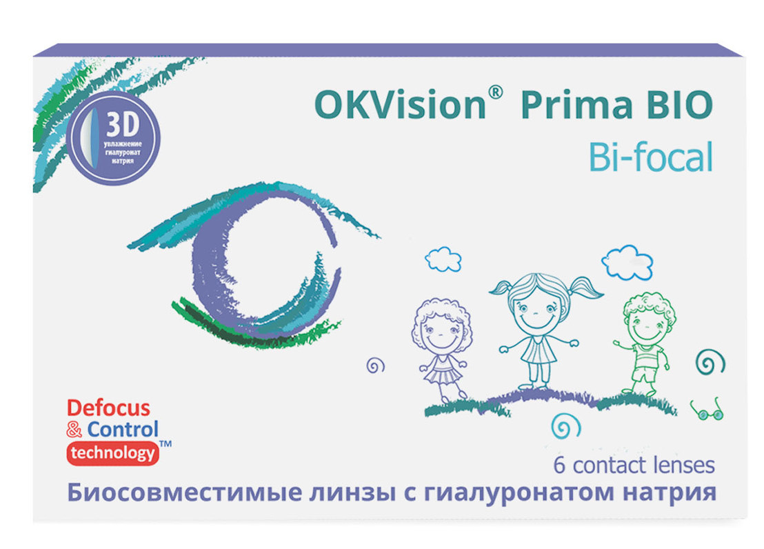 Контактные линзы для контроля миопии у детей