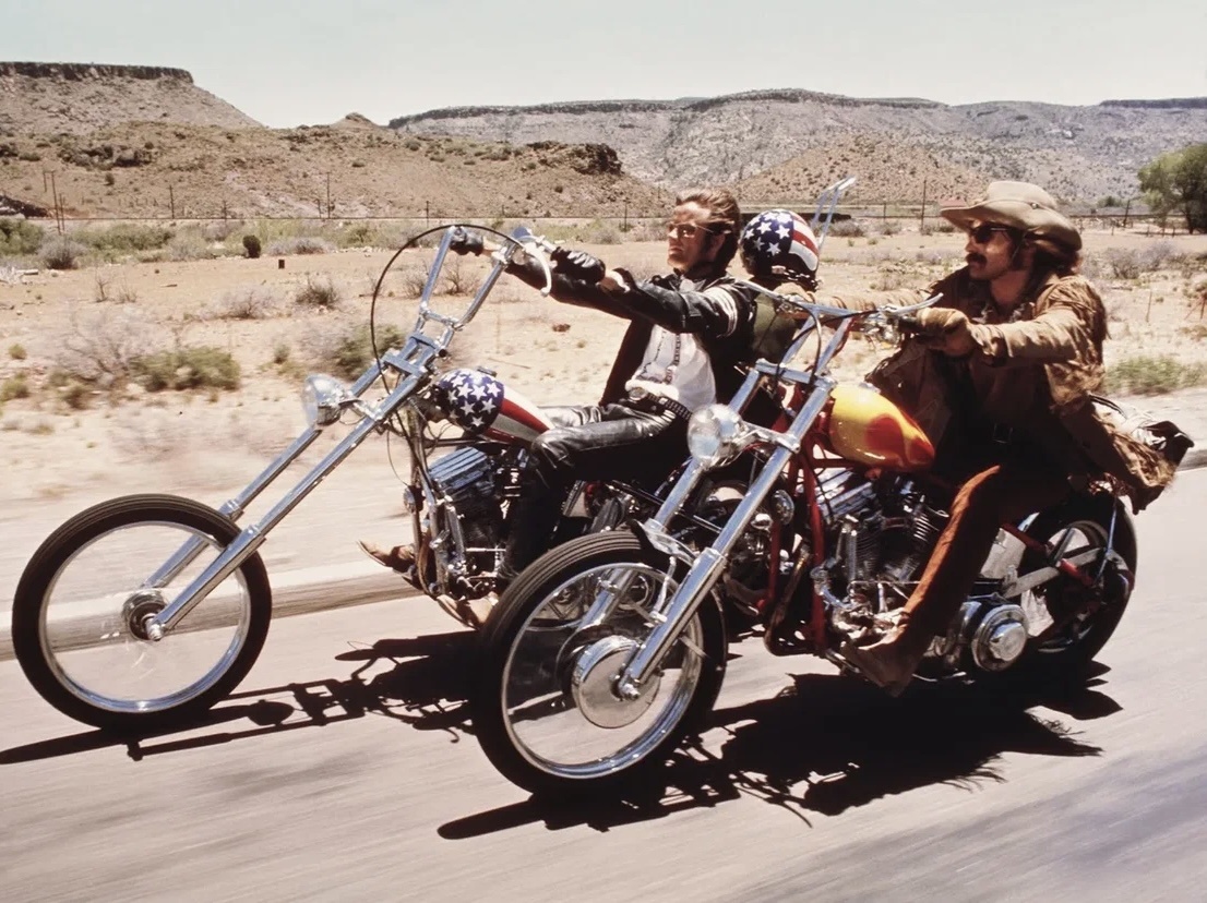 Кадр из фильма «Беспечный ездок» (Easy Rider).
