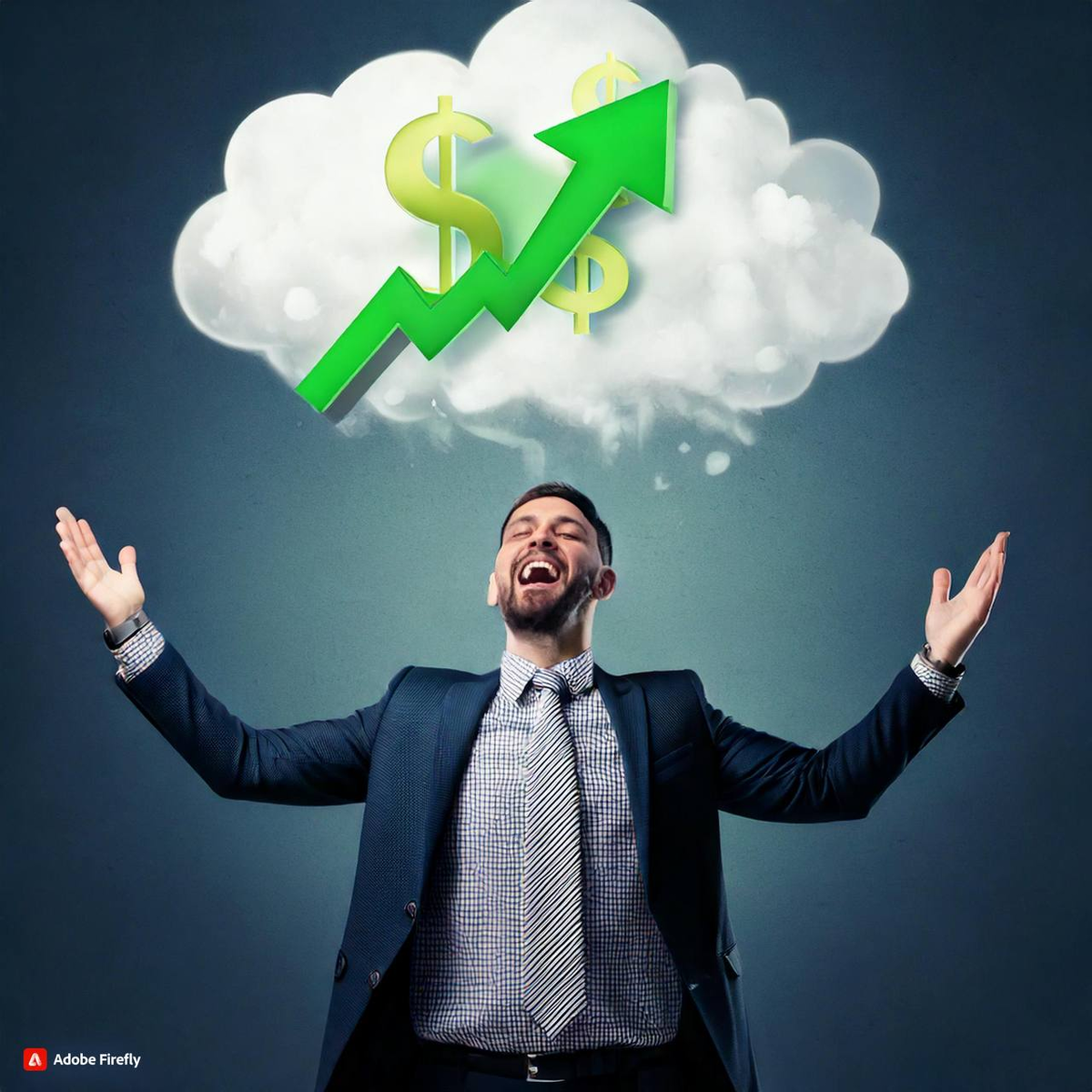 Довольный предприниматель, получивший высокие охваты без вложений в рекламу