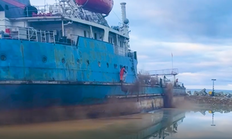    Скриншот видео t.me/opershtab23