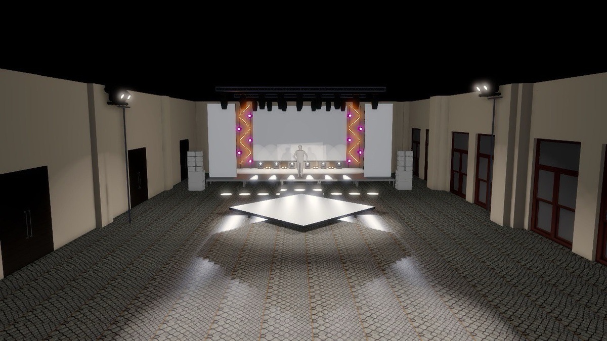 3-D визуализация площадки