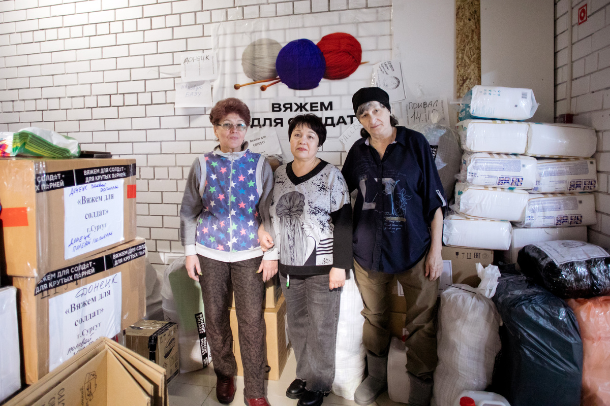    Сургутянка отправляется в прифронтовую зону кормить солдат