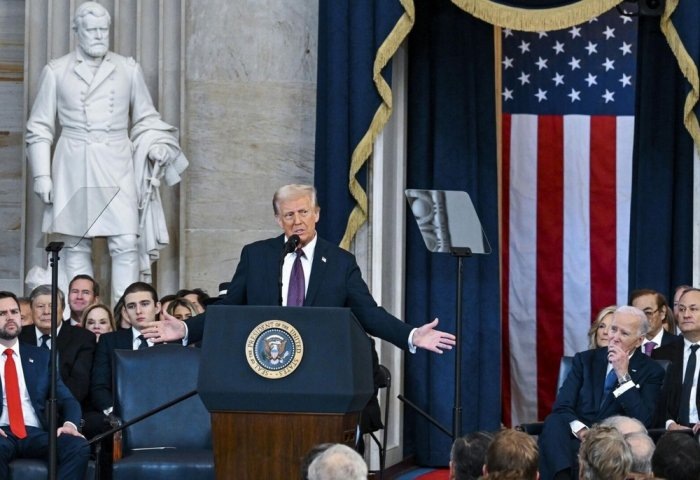 Инаугурация Дональда Трампа, 20 января, 2025 г., Вашингтон, США (Фото: АР)