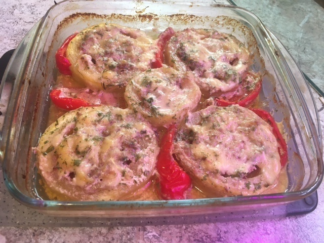    Фаршированные кабачки готовы!