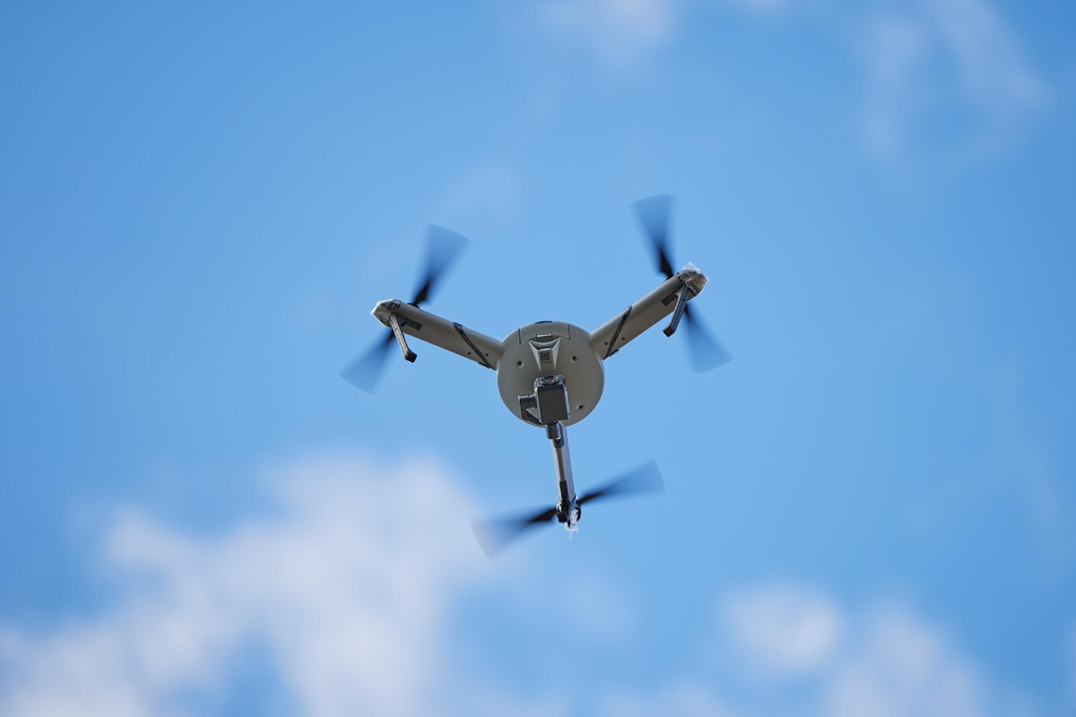 Дрон латвийского производства © Valsts kanceleja