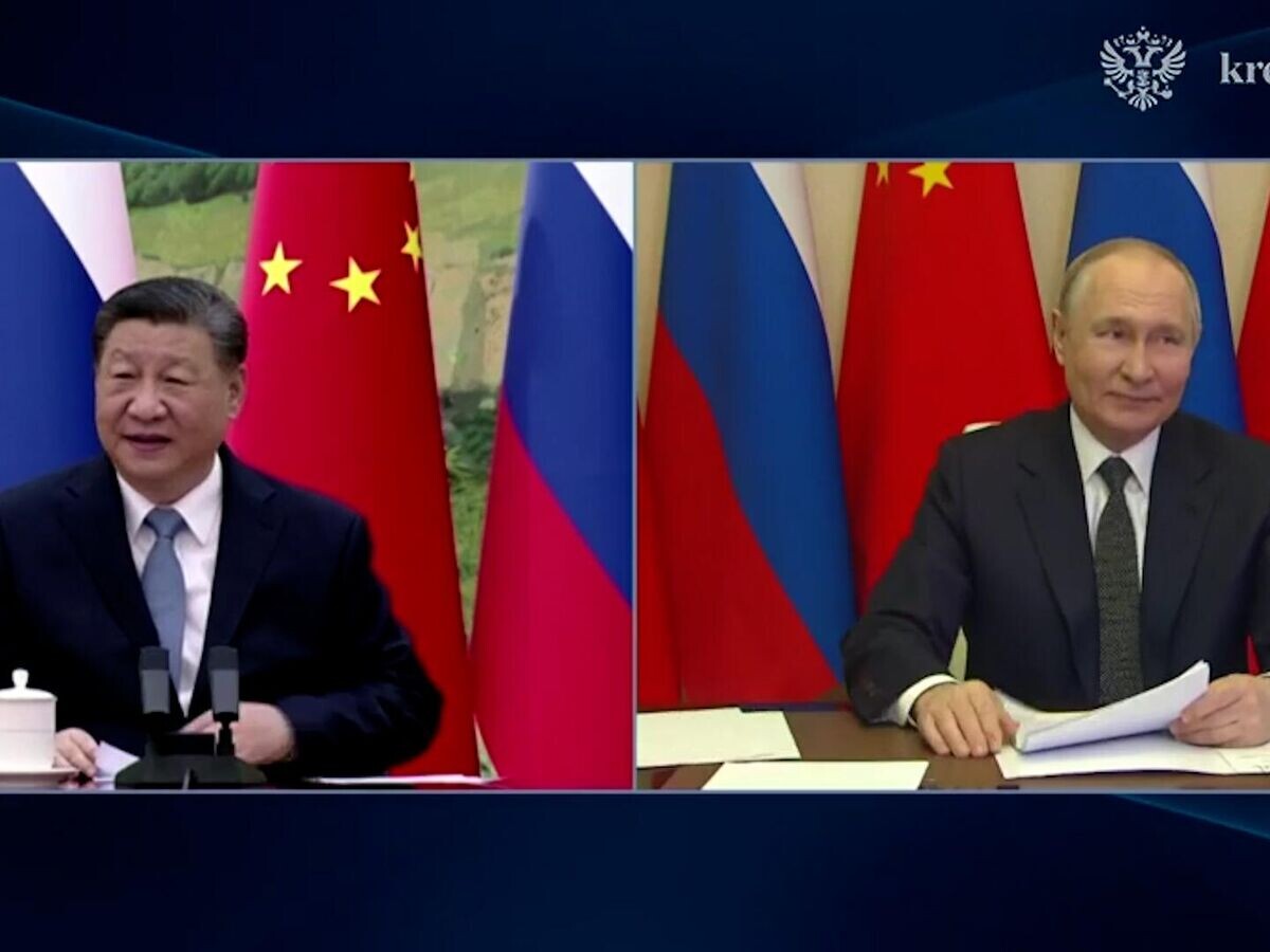    Встреча Путина и Си Цзиньпина в формате видеоконференции© kremlin.ru
