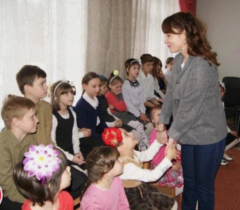 С детьми в Горловке