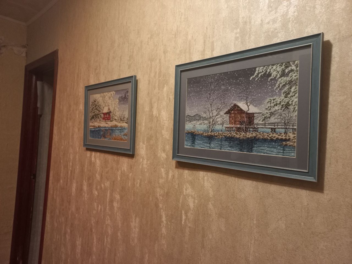 "Белое безмолвие" и "Снегопад" от Екатерины Волковой оформлены