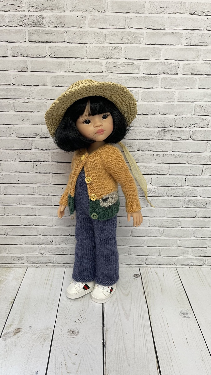 Кофта с овечками для Паолы. Фото автора