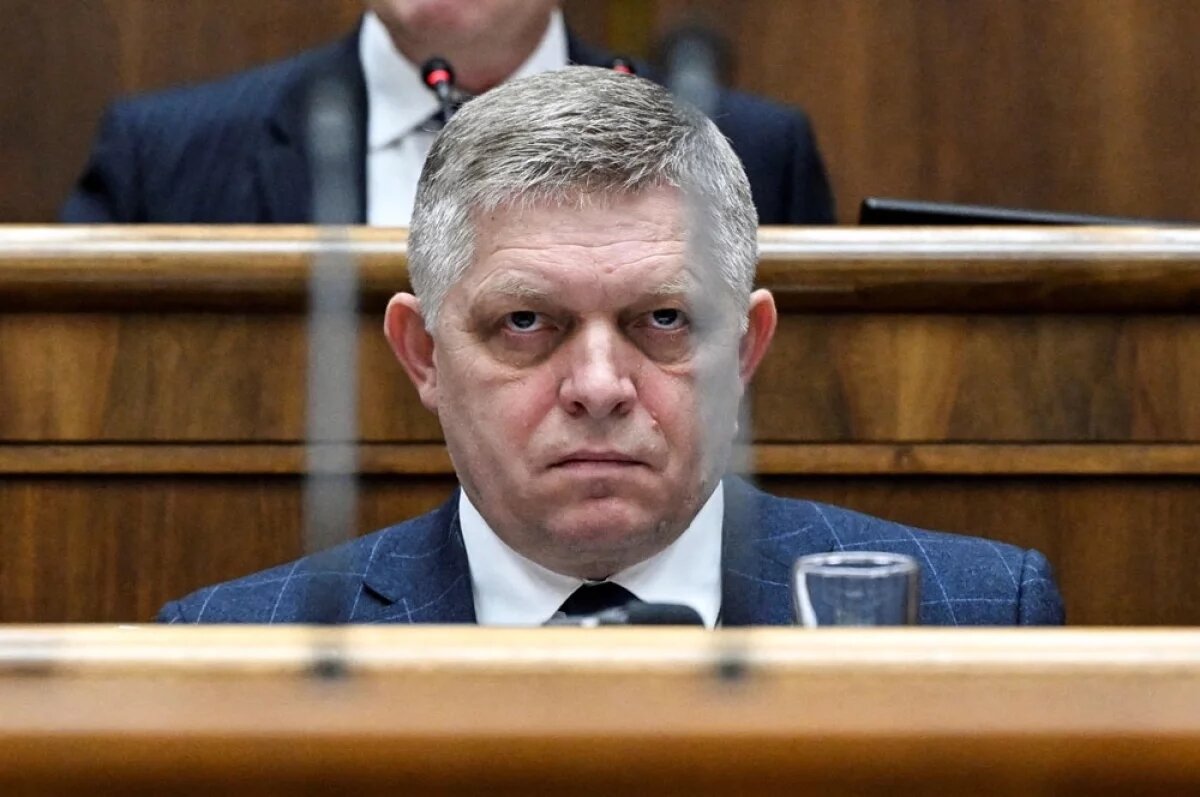    Роберт Фицо на заседании парламента Словакии