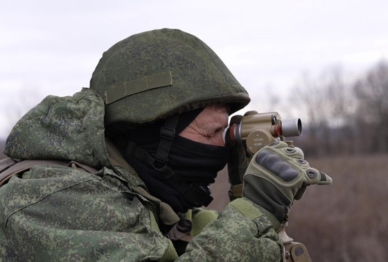    Военнослужащий ВС РФ в зоне СВО