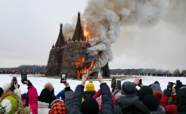 Масленица в арт-парке Никола-Ленивец