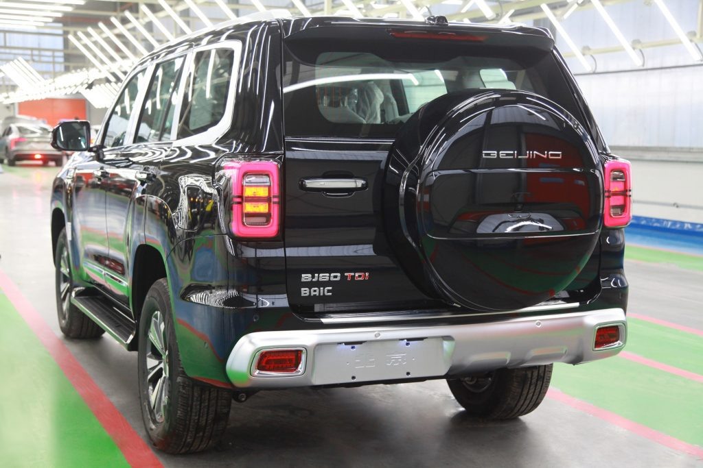 Длина внедорожника BAIC BJ60 превышает 5 метров.