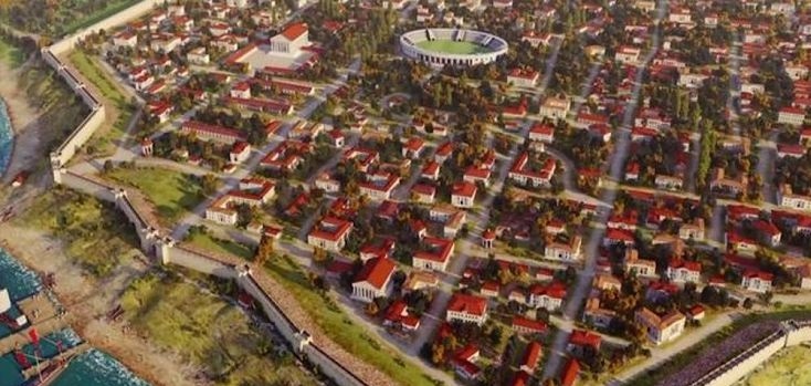 карта Горгиппии (фото взято из открытых источников)