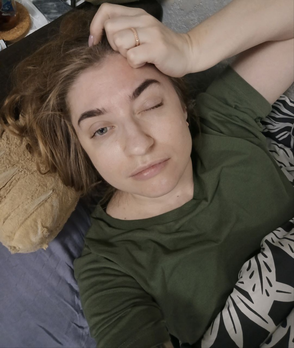 Проснулась и прихожу в себя