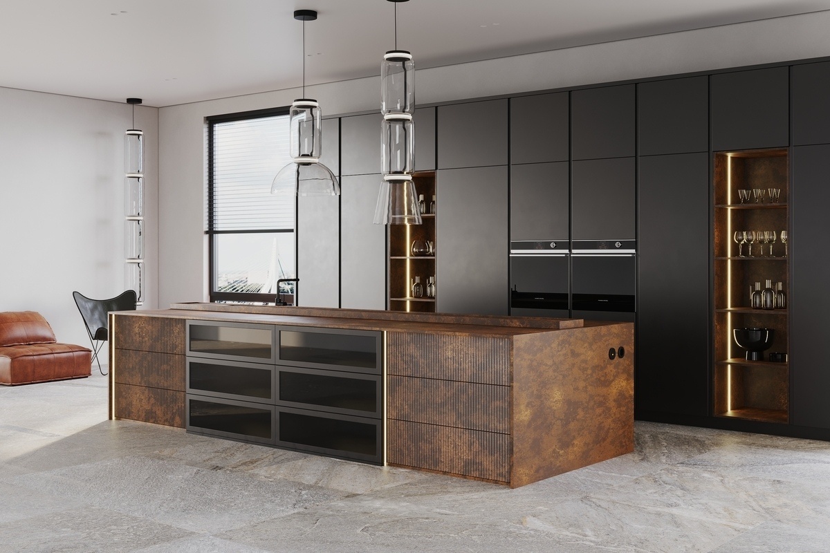 Кварцевый агломерат Antica Dark Bronze EQJC 054