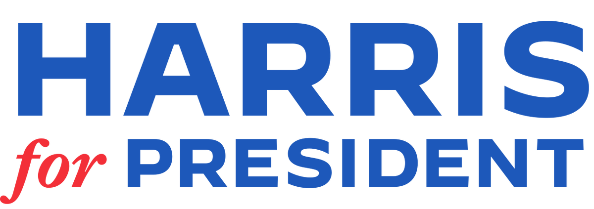 Логотип избирательной кампании Камалы Харрис в качестве кандидата на президентских выборах в США в 2024 году