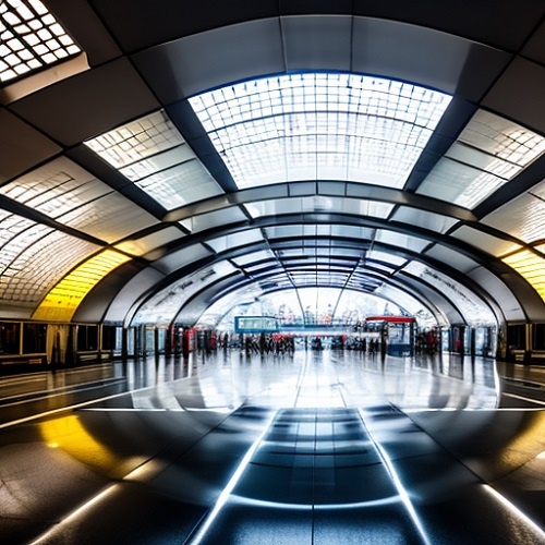 Современная станция метро