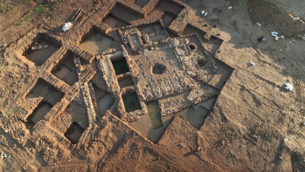 Раскопки древнего византийского монастыря в районе города Кирьят-Гат, Израиль. Фото: Shira Lifshitz, Israel Antiquities Authority