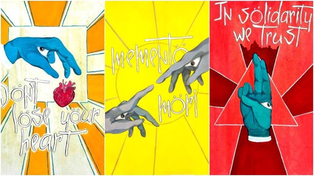 «Don’t lose your heart» , «Memento mori», «In solidarity we trust»  