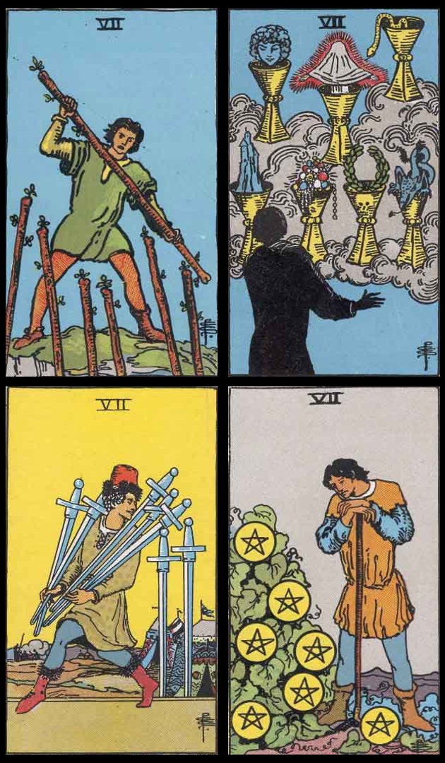 Семёрки «Таро Райдера-Уэйта»