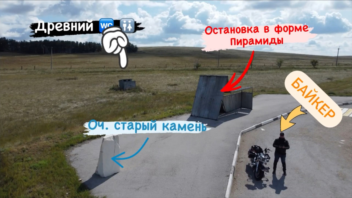 Обычная обстановка в пустоши "in the middle of nowhere"