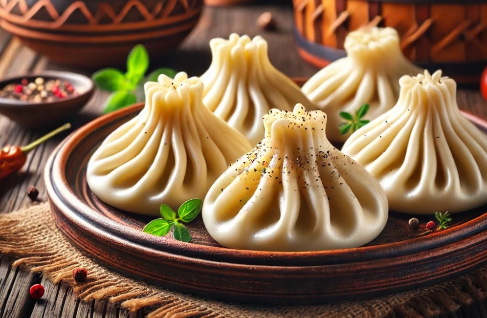 Хинкали по-грузински 
