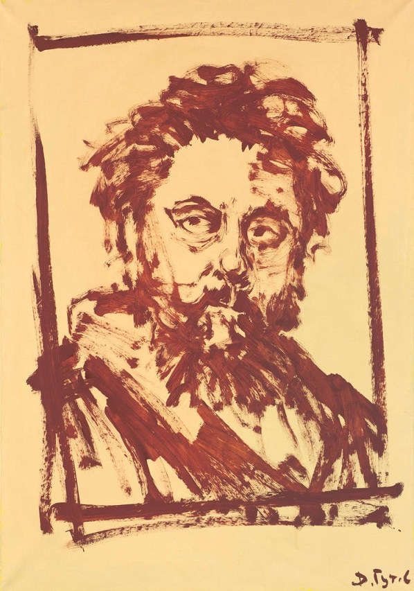 Гутов. Мусоргский. 2010. Холст, масло. 100 х 70 см.