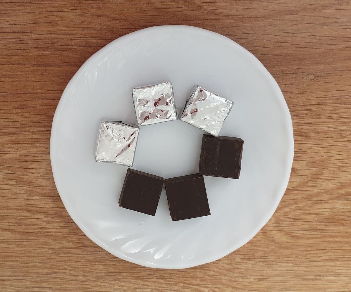 Горький шоколад. Фото автора.