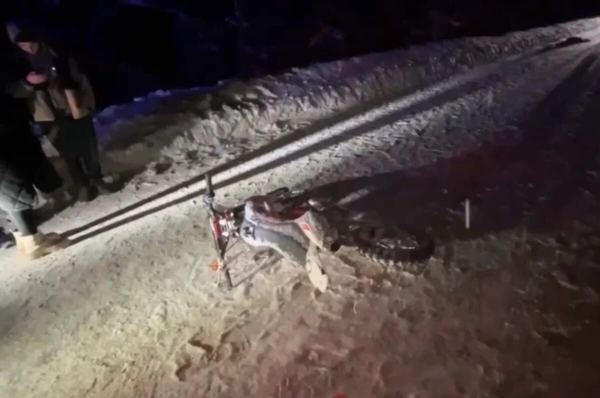    Несовершеннолетние ехали на питбайке — лёгком спортивном мини-мотоцикле