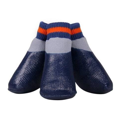 Носки для собак с прорезиненной подошвой