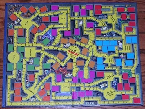 Карта настольной игры Dungen!