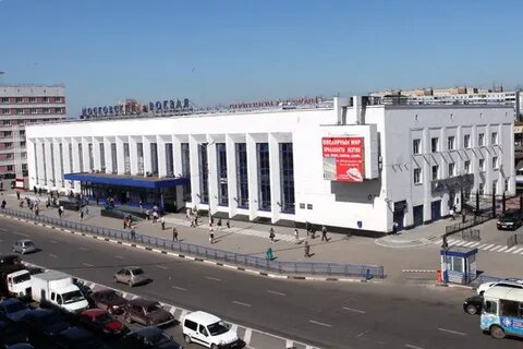 Московский вокзал в  Нижнем Новгороде.