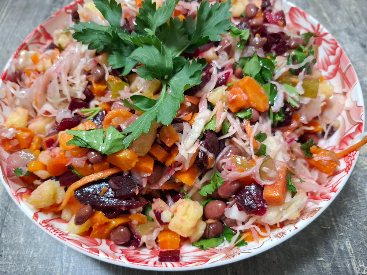 Фото автора Готовый винегрет. 