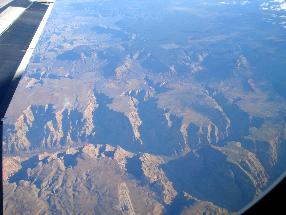 Большой каньон с самолета