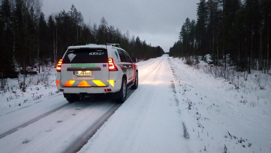    Патрулирование границы погранслужбой Кайнуу, Финляндия. Автор фото: Погранохрана Финляндии