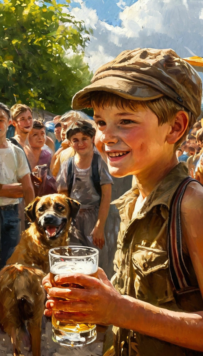 Золотые правила воспитания детей. Источник: Шедеврум "Квас приехал". Автор: Чеширский Кот. 