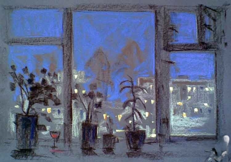 Александр Кнэхт "Апрельские сумерки"