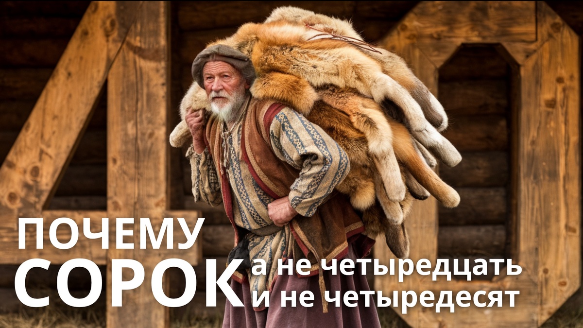 История появления слова «сорок» в русском языке