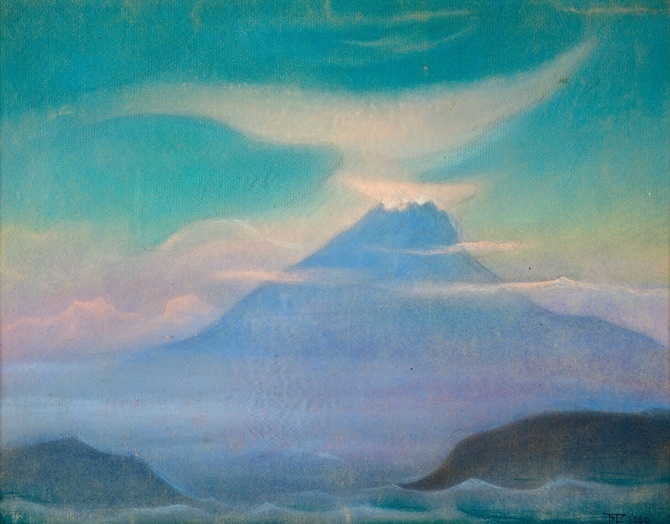 Борис Смирнов-Русецкий. Туман в горах. 1960. Частная коллекция на временном экспонировании в «Центре Искусств. Москва»