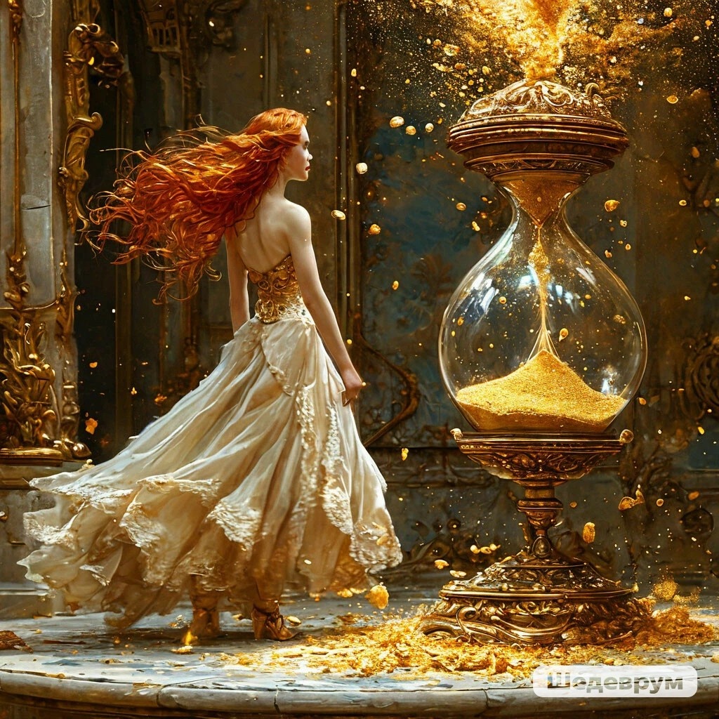 Время деньги.... Золотой песочек...