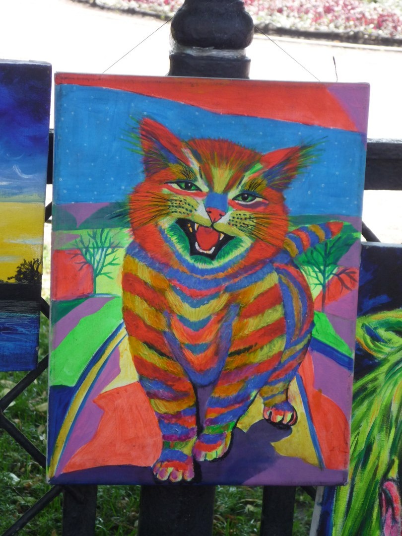 Вернисаж у "Катькиного садика". Невский. Фото автора