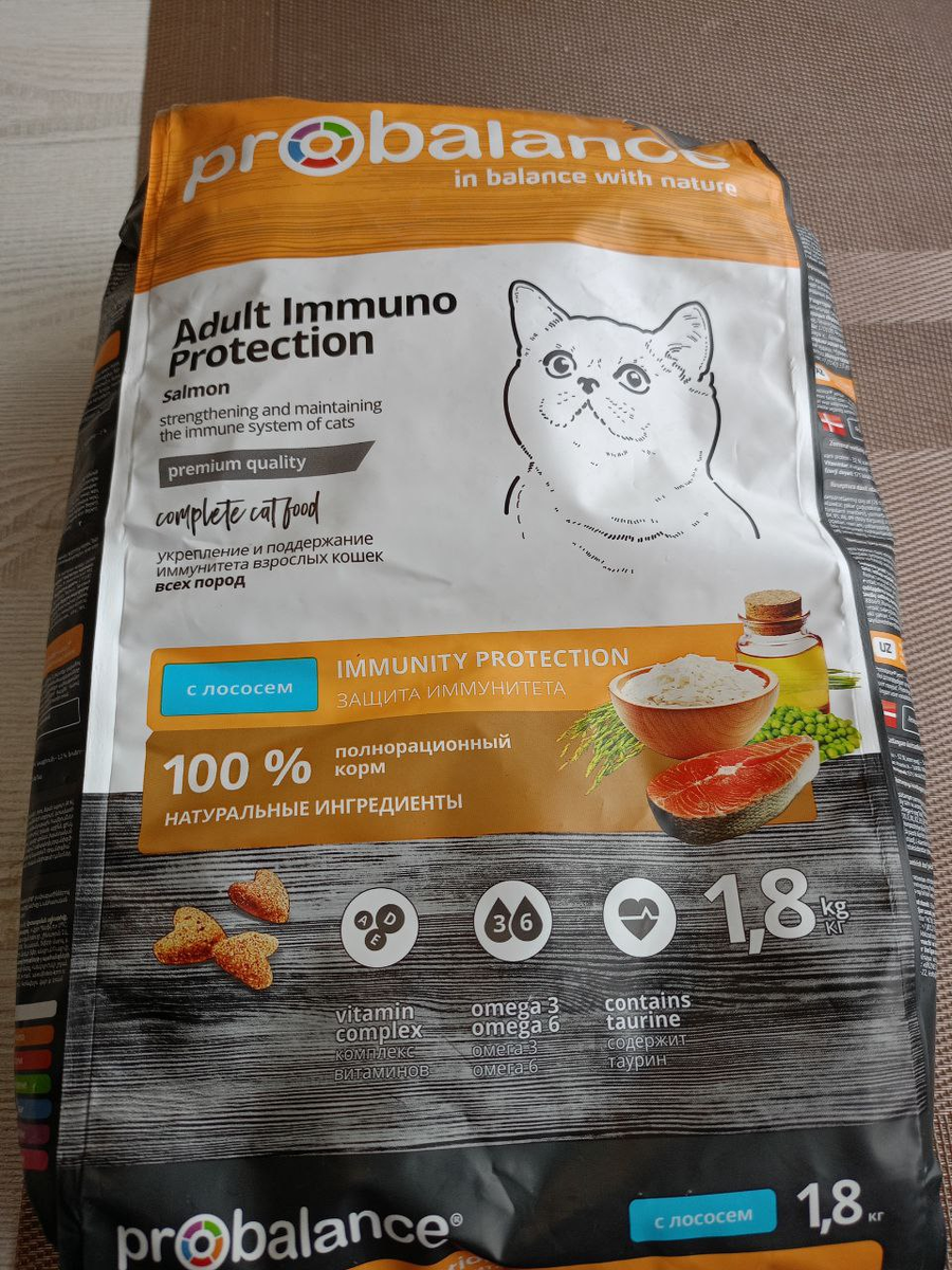 Вот такой корм сейчас даем кошке.