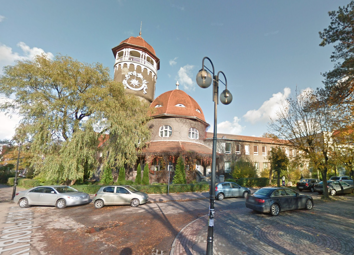 Скрин башни Раушена из гугл карт