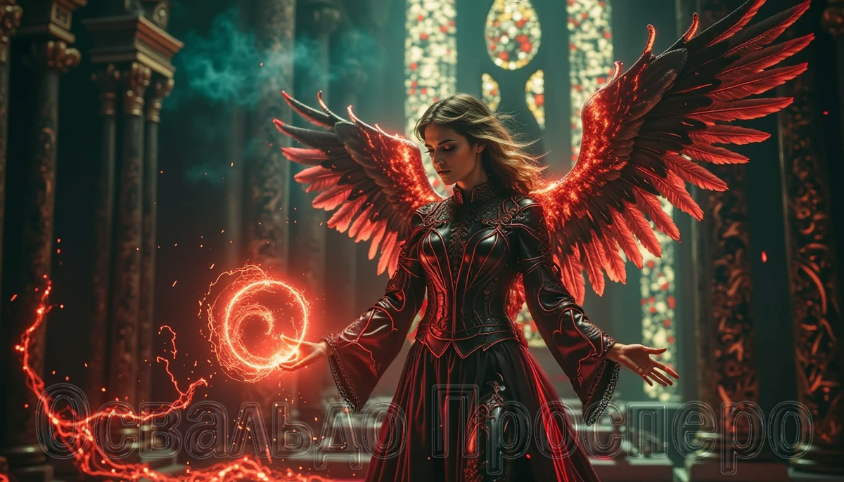 В сновидениях она была багровым ангелом.